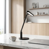 Lampe de table LED professionnelle pour architecte, 18W, CRI 95 élevé, lumière de lecture avec bras en aluminium réglable, design moderne pour l'étude