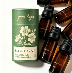 Tube en papier kraft personnalisé pour cosmétiques, crème pour les yeux, mouchoirs de voiture, bougies, huiles essentielles, emballage de parfum, cylindre en carton durable - Product Image 4
