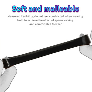 3 pz/set di Silicone nero durevole anello del pene degli uomini eiaculazione di ritardo anelli di gomma giocattoli del sesso per il maschio - Product Image 4