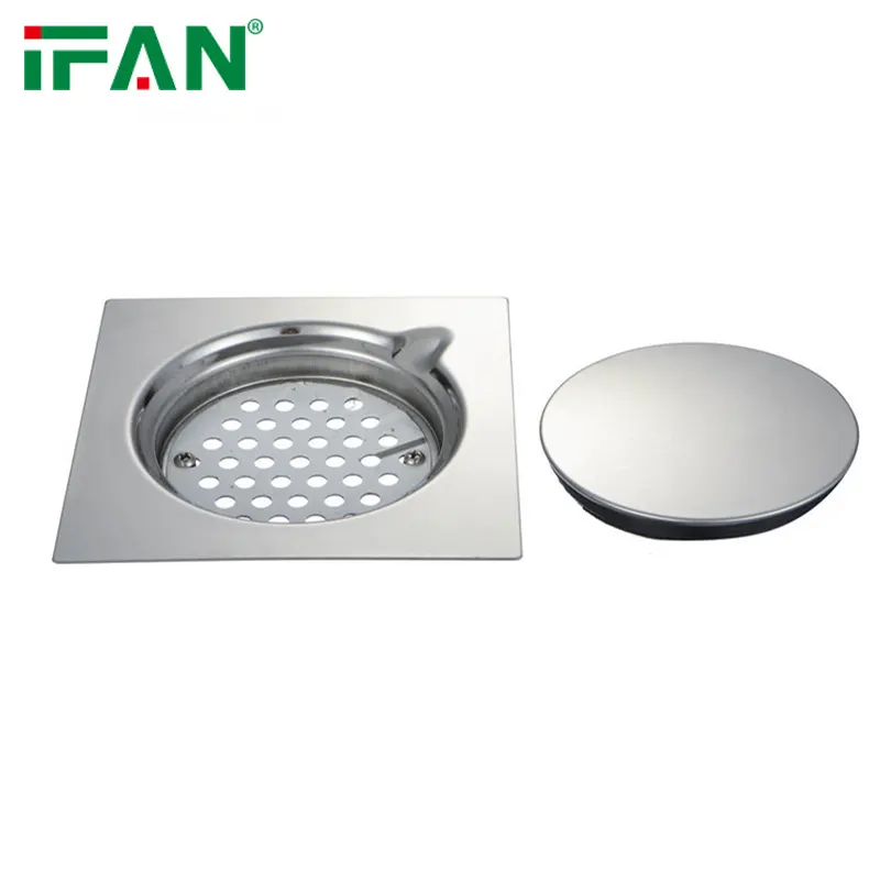 Desagüe de suelo de baño personalizado de fábrica IFAN, desagüe de suelo de ducha de acero inoxidable duradero