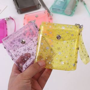 YY PVC Shiny Sweet Candy Photocard Holder Vertical Clear Lipstick Pouch Organizer Waterproof Coin Purses for <b>Gifts</b> - Product Image 4