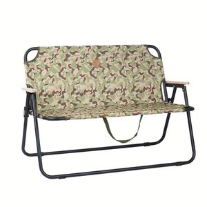 Chaise pliante légère pour le camping, les voyages en plein air, le jardin et les pique-niques, double siège - Product Image 1
