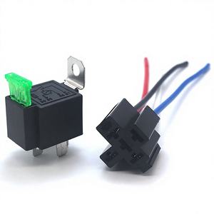 Автомобильное реле 12В/24В с предохранителем 30А, четырех/пятиконтактное, с железным основанием и клеммной колодкой – Произведено в Китае, другие бренды - Product Image 5