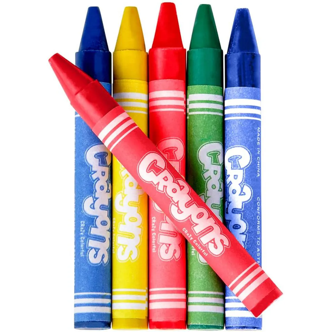 4 paquetes de colores Premium para niños y niños pequeños no tóxicos para favores de fiesta restaurantes bolsas de regalo rellenos de medias crayones a granel