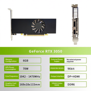 Tarjeta Gráfica RTX <span class=keywords><strong>3050</strong></span> 6G de Media Altura para Juegos, Alto Rendimiento, Venta al Por Mayor - Product Image 4