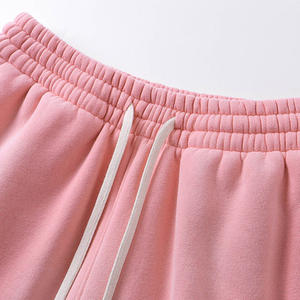 Sun Faded Baggy Pantalon de survêtement à jambe droite Pantalon en coton polaire surdimensionné Logo personnalisé Distressed Acid Wash Pantalon de survêtement évasé - Product Image 6