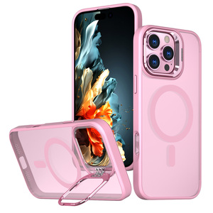 Xu Hướng Sang Trọng iPhone 16 Pro Max Trường Hợp Với Thiết Kế Kim Loại Chống Thả Chức Năng Và Nam Châm Tương Thích Với iPhone 11 12 13 14 - Product Image 5