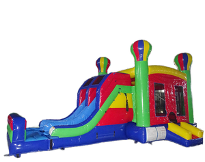 Castillo Inflable de PVC para Exteriores, Casa de Brinco Inflable con Tobogán - Product Image 1