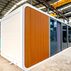 Tiny Apple Cabin, Casa Modular Prefabricada de Acero Ligero, Moderna y de Lujo, Portátil, de 20 y 40 Pies, Acústica, con Cocina y Sala de Estar - Product Image 3