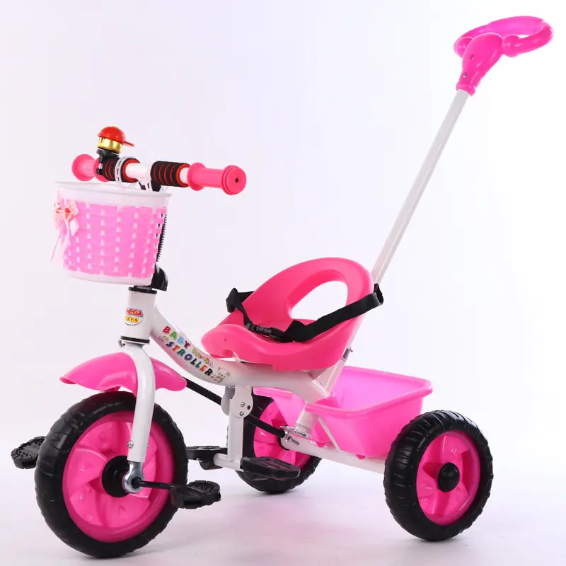 Penjualan laris mainan anak-anak becak warna-warni dengan kualitas ce/warna merah muda hijau biru berkendara bayi roda tiga