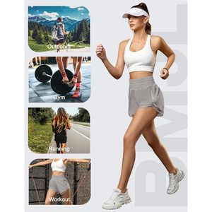 Shorts Deportivos de Cintura Alta para Mujer FOXA, con Bolsillo, Secado Rápido, Transpirables, para Correr, Gimnasio y Deportes - Product Image 6