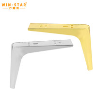 Pied de lit robuste Winstar, quincaillerie pour canapé, pieds de table, accessoires de table, taille personnalisée, pied de canapé noir avec revêtement en poudre