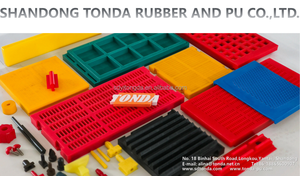 कारखाने मूल्य रैखिक कंपन स्क्रीन पॉलीयूरेथेन सिविंग मशीन अयस्क पानी और तरल सिविंग के लिए निर्माण के लिए - Product Image 6