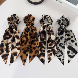 Coleteros con Lazo y Diseño Animal, de Tela Suave y Elástica, para Peinados Versátiles de Mujer - Product Image 2