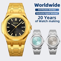 Reloj de Pulsera de Cuarzo para Hombre SKMEI 2684 con Esfera Octogonal, Correa de Acero Inoxidable, Estilo Ejecutivo, Resistente al Agua 30M, con Fecha