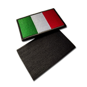 Ý cờ thêu vá cho quần áo phụ kiện với móc và vòng lặp các bản vá lỗi - Product Image 3