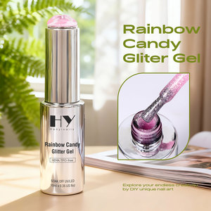 Gel pailleté <span class=keywords><strong>arc</strong></span>-<span class=keywords><strong>en</strong></span>-<span class=keywords><strong>ciel</strong></span> 10 ml pour OEM, 18 couleurs, à retirer par trempage, UV LED, scintillant, DIY, végétalien, non toxique, pour <span class=keywords><strong>ongles</strong></span>, marque privée - Product Image 1