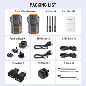 R100 truyền video không dây HDMI Transmitter và <span class=keywords><strong>Receiver</strong></span> Kit 4k <span class=keywords><strong>Bluetooth</strong></span> Video Extender mà không cần pin - Product Image 2