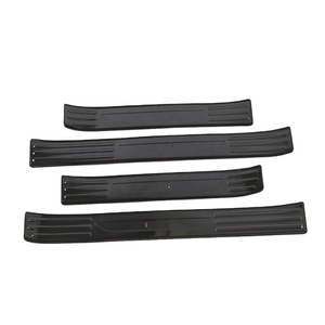 WZXD New Arrival Car <b>Door</b> Sill Guards Stainless Steel <b>Door</b> Sill <b>Plate</b> Black Silver for 2023 - Product Image 1