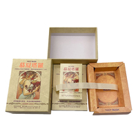 Jeu de tarot Mucha personnalisable de haute qualité, design Moravia, bordure dorée holographique, finition brillante, écologique et recyclable