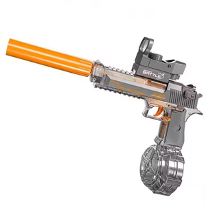 Powerful Automatic Water Ball Guns LED Lights <b>Kids</b> Summer Outdoor Party Gifts Electric Pistol Plastic Electric <b>Bubbles</b> - Product Image 3