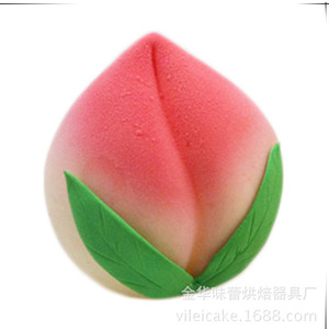 Peach Shaped 3D Fondant Cake Silicone Mold 7.1x6.2cm For DIY Baking Decorations - Product Image 2