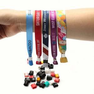 Pulseras de la Amistad de Tela de Lujo para Niño y Niña, Pulsera Personalizada con Logo - Regalo para Bodas - Product Image 1