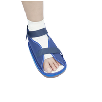 Botte de marche de chaussure de gypse fixe chirurgicale Botte moulée en plâtre à bout ouvert médical