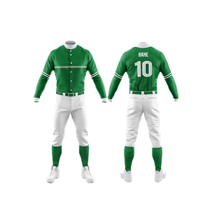 Uniformes de béisbol y softbol personalizados de alta calidad para hombres y jóvenes conjuntos de ropa deportiva transpirable con camisetas con logotipo de equipo - Product Image 1