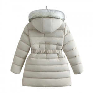 Manteau d'hiver court à capuche pour adolescentes, coupe-vent matelassé épais avec fermeture éclair, veste chaude pour jeunes filles - Product Image 2