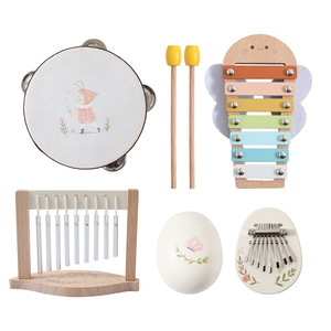 <span class=keywords><strong>Kit</strong></span> de jouets de percussion Montessori, ensemble d'instruments de <span class=keywords><strong>musique</strong></span> en bois pour bébés de plus d'un an - Product Image 4