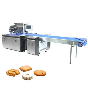 Small Scale Biscuit Production Line for cookie Making Machine with Bakery Tunnel Oven