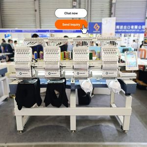 Máquina de bordado industrial, dispositivo con <span class=keywords><strong>4</strong></span> cabezales, modelo Galaxy <span class=keywords><strong>swf</strong></span>, venta directa de fábrica - Product Image 1