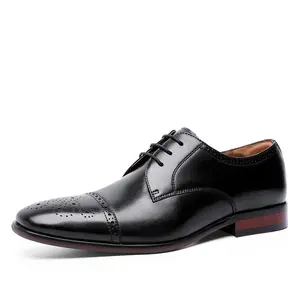 Hot bán mua sắm trực tuyến Doanh quý ông ren lên giày da người đàn ông tốt nhất Giày kinh doanh giày