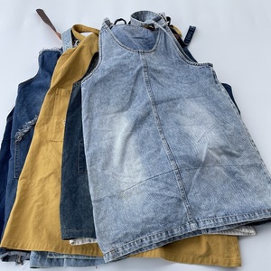 Vintage Jeans Suspender Falda <span class=keywords><strong>Verano</strong></span> Ropa Usada en Fardos Precio Ropa Barata Ropa de Segunda Mano Paquete - Product Image 2