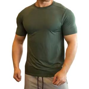 T-shirt de sport pour homme OEM, élastique, léger, polyester et élasthanne, respirant, vêtements de sport pour la course à pied - Product Image 6