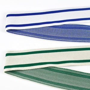 Meetee RD832 40/60mm accesorios de ropa rayas blancas y negras elástico Casual deportes hilo tejido decorativo correas - Product Image 3