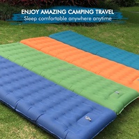 Logo personnalisé 190x60cm pliable en Nylon TPU gonflable matelas pneumatique tapis de couchage imperméable pour sac à dos randonnée