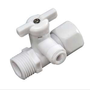 Válvula de Bola de <span class=keywords><strong>3</strong></span> Vías de Plástico de Conexión Rápida para Sistema de Filtro de <span class=keywords><strong>Agua</strong></span> RO - Product Image 2