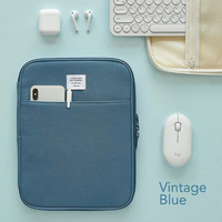 Sac à main personnalisé en coton sergé pour tablette, sac à fermeture éclair pour étudiants, sac de haute qualité pour ordinateur portable 11 ''13'' 14''
