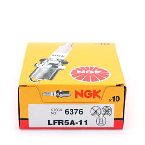 Für NGK Autoteile Original Original Zündkerzen 6376 LFR5A-11 Autorisiert für Hyundai/Nissan Pathfinder Patrol Almera OEM 22401ZE - Product Image 2