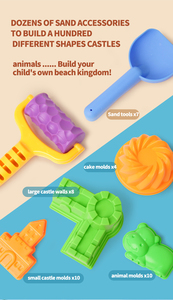 Kit de jeu de sable d'intérieur pour enfants Magic Bee Wax Sand Shape Educational Space Dynamic Sand Build Game Toy - Product Image 5