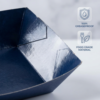 Barquette alimentaire jetable en papier kraft anti-graisse, boîte personnalisée pour tacos et hot-dogs avec logo
