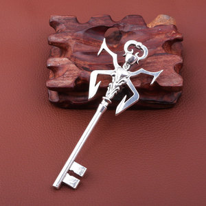 Accesorio de Videojuego <span class=keywords><strong>Resident</strong></span> Evil 4, Nuevo Llavero con Colgante de Llave <span class=keywords><strong>Alien</strong></span>ígena, Impresión Offset, Acero Inoxidable, Promocional, Unisex - Product Image 4