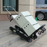 Machine à grimper électrique de type chenille certifiée CE de 200kg de charge pour le déplacement de marchandises Grimpeurs d'escaliers de haut en bas entièrement automatiques