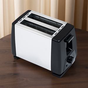 Máquina para Hacer <span class=keywords><strong>Pan</strong></span> y Tostar de Acero Inoxidable para Uso Doméstico, <span class=keywords><strong>Tostadora</strong></span> Eléctrica Automática Compacta para Desayuno - Product Image 6