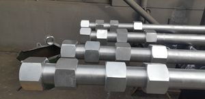 Kết thúc đôi Stud bu lông b7m với 8 nặng Hex Nuts ASTM A194 lớp 2h m110x5200 - Product Image 4