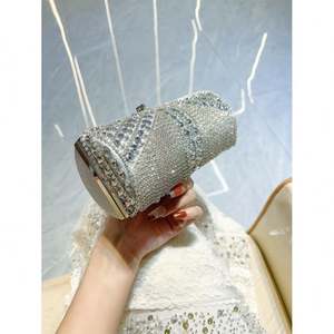 Bolsos de Noche con Pedrería para Novia, Fiesta de Graduación, Bolsos de Mano de Cristal con Cuentas para Mujer - Product Image 1