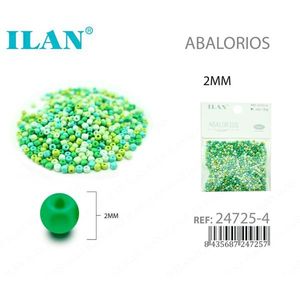 Perline Ilan da 2mm Multicolore per Creazione di Gioielli - Product Image 1