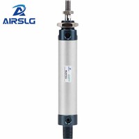 Cylindres pneumatiques à double effet AIRSLG, mini-alésage MAL, course 16, 20/25/32/40 mm, 10/15/30/50/55/60/75/100 mm, OEM, garantie 3 ans